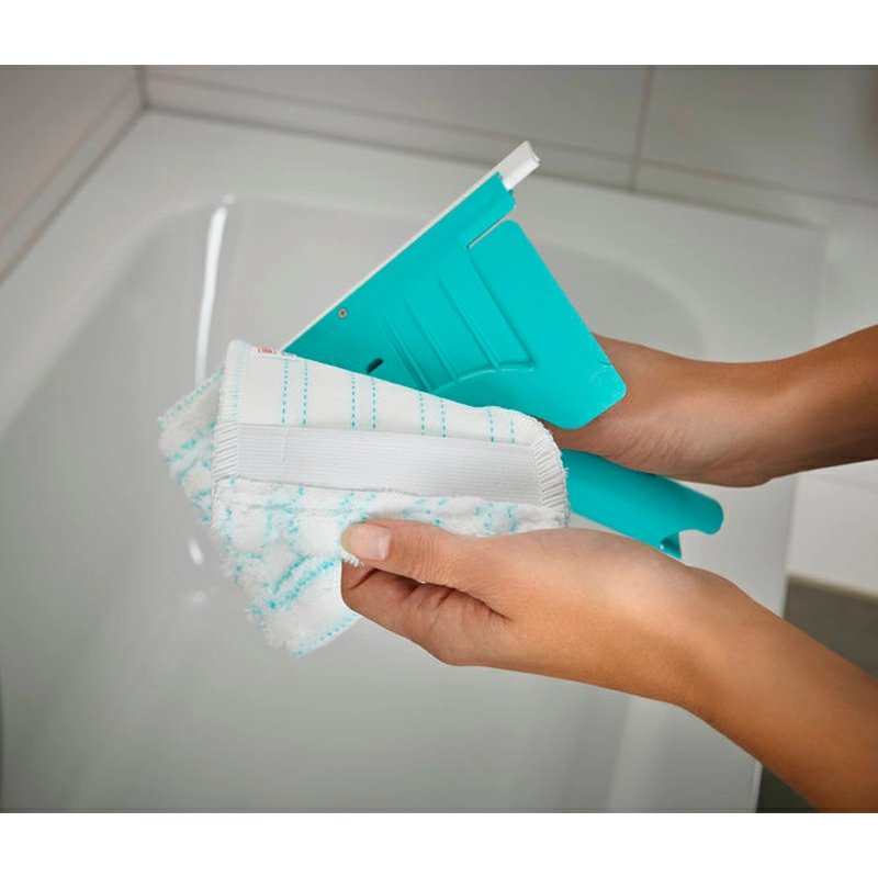 4 Швабра с телескопической ручкой Leifheit Bath cleaner micro duo фото 4