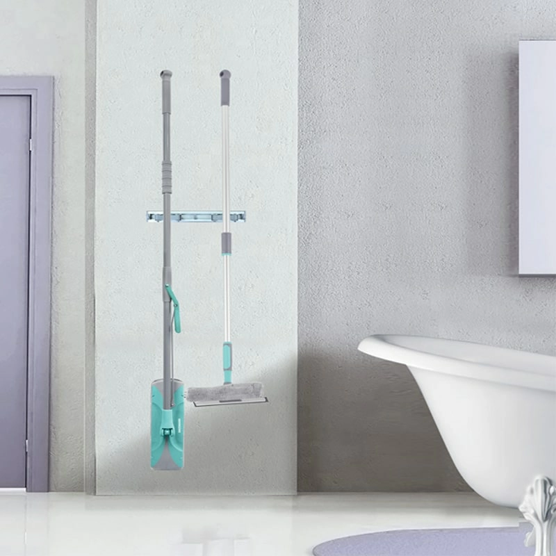 4 Держатель для швабр Hausmann Mop Holder 31x6x4,2см, серый фото 4