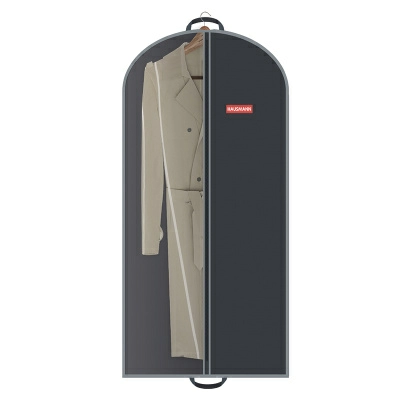 Полноразмерное изображение Чехол для одежды Hausmann 140x60см, черный
