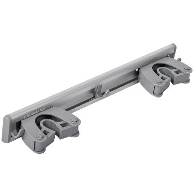Полноразмерное изображение Держатель для швабр Hausmann Mop Holder 31x6x4,2см, серый