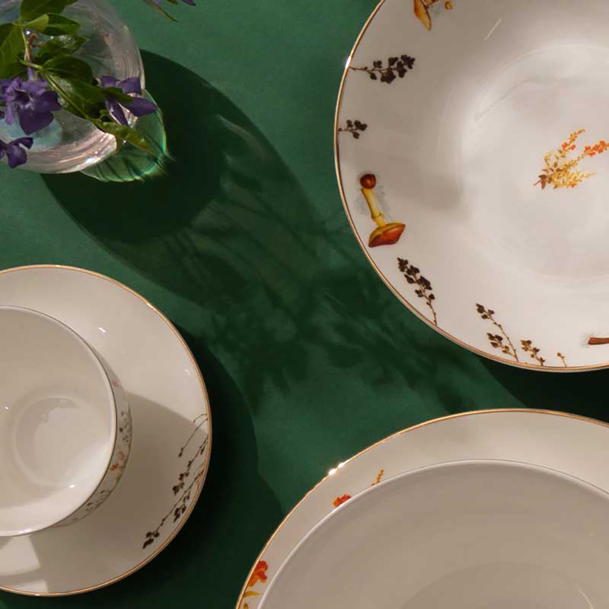 Тарелка суповая Zapel Mushroom 21см фото 3